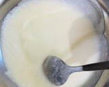 A picture of step 2 of Eggless Malai cake.