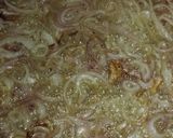 A picture of step 5 of Mughlai koftay anday aloo ka salan.