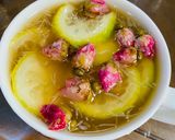 Hình bước làm 6 của món Trà chanh mật ong hoa hồng giã tay đầy tình yêu