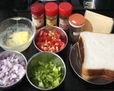 A picture of step 1 of Cheese Veg Sandwich.