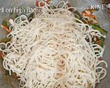 A picture of step 8 of Ginger & Garlic Noodles Without MSG and Food Colour.