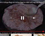 A picture of step 5 of Ragi millet chapathi.