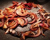 A picture of step 2 of Chicken Breast with Caramelized Red Onions.