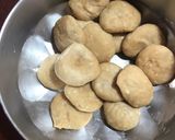 A picture of step 2 of Luchi / Puri.