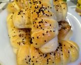 صورة لخطوة 5 من وصفة ساندوتشات محشية بحشوة البسطرمة وميكس الجبن 😋❤️