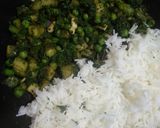 A picture of step 6 of Green Pulao (Jain).