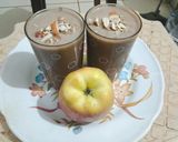 A picture of step 5 of Delicious nutritious healthy Apple dry fruit smoothi.