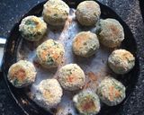 Foto del paso 4 de la receta: Bombas de papa, espinaca y muzzarella
