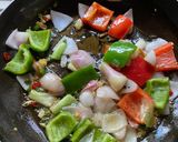 A picture of step 5 of Chicken Manchurian.