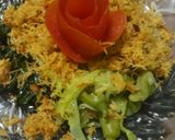 Foto langkah ke 7 dari resep Urap mercon daun pepaya & kembang turi.