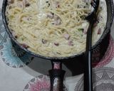 Foto del paso 3 de la receta: Fideos con crema al verdeo