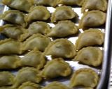 A picture of step 6 of Mutton Keema samosa.