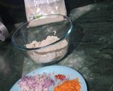 A picture of step 1 of Bajra ki Masala Paratha.