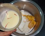A picture of step 2 of Maharashtrian Mango Piyush.