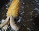 Foto langkah ke 4 dari resep Sosis kentang bentuk cumi #bekal anak.