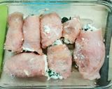 Spenótos-ricottás pulykarolád recept fázis 2 fotója