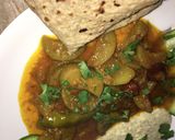 A picture of step 7 of Lauki ki sabzi.