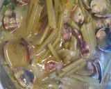 Foto del paso 4 de la receta: Judías con almejas y borrajas