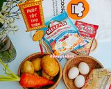 Hình bước làm 1 của món Potato Cheese Balls - Khoai tây bọc phô-mai chiên giòn  🍥