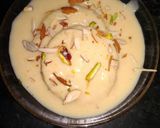 A picture of step 7 of Rasmalai.