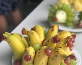 Hình bước làm 2 của món Mâm cỗ trung thu handmade từ hoa quả
