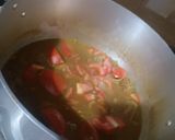 A picture of step 3 of Beef Aloo gosht.
