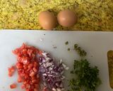 A picture of step 1 of Egg bread toast with a twist.
