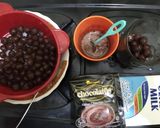 Foto langkah ke 1 dari resep Choco boba drink homemade.