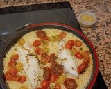 Foto del paso 4 de la receta: Gallineta con basmati y tomates cherry, fácil y rápido
