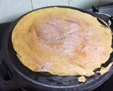 A picture of step 2 of Besan Bajra Chilla.
