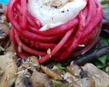 Foto del paso 5 de la receta: Nido de calabacín rojo