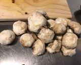 Une image de l'étape 6 de Ciocches multicolores en gratin aux champignons et fromage de chèvre.