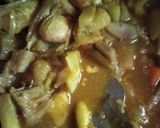 A picture of step 2 of Raw Jackfruit curry.