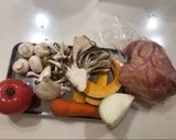 A picture of step 1 of Roasted Chicken & Vegetables.