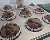 Foto langkah ke 4 dari resep Muffin Double Chocolate.