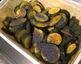 Une image de l'étape 5 de Courgettes au beurre de chorizo,curry et pavot bleu (recette plancha).