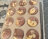 A picture of step 9 of Marble Cupcakes.
