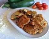 A picture of step 4 of Zucchini Fritters.