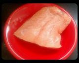 Foto del paso 1 de la receta: Salmón en salsa de soja, mostaza, miel, pasta de tomate y langos