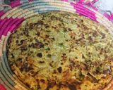 A picture of step 4 of Aloo Ke Parathey.
