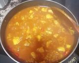 Foto del paso 2 de la receta Paella mixta rústica con conejo y marisco para 2