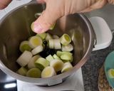 Foto del paso 1 de la receta: 🥣 Gazpacho o sopa fría de manzana 🍏 y puerro en robot Moulinex iCompanion Touch XL