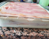 Foto del paso 8 de la receta: Pastelón de patatas, jamón, bacon y queso