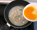 A picture of step 4 of Oyster Omelet.