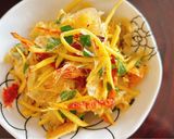 Hình bước làm 2 của món Bánh tráng trộn chay