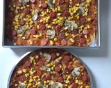 Foto langkah ke 6 dari resep Pizza meat lovers.