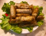 Hình bước làm 7 của món Nem rán nhân cá lóc