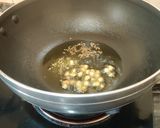 A picture of step 2 of Aloo Gobhi with Methi.