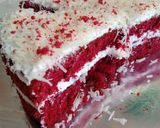 Foto langkah ke 4 dari resep Redvelvet keju simple.