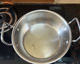 A picture of step 2 of Panjiri (Bhog prasadam).